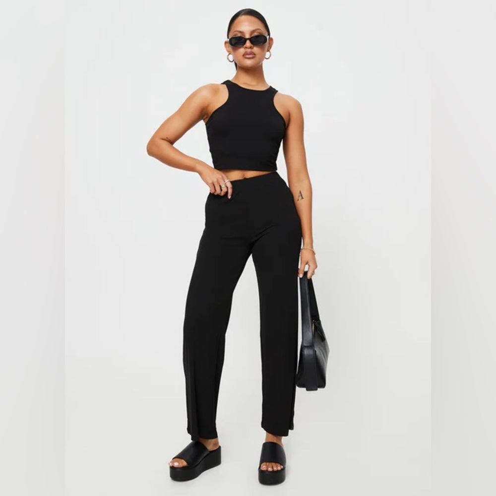 NWT Princess Polly Marnie Matching Co-Ord Set Black